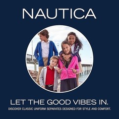 Nautica Boys’ School Uniform Performance Short Size 12H