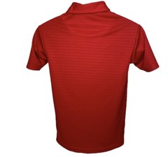 NAUTICA School Uniform Youth L 14/16 Red Short Sleeve Polo 3 Button Collar