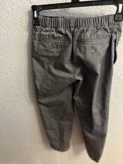 Lands End Shorts Boys Size 7 Gray Pants School Uniform Elastic Waist