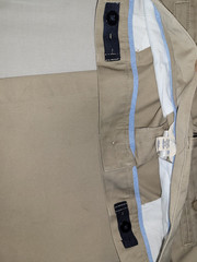 Lands’ End Boys’ Adjustable Waist Relaxed Fit Twill Pant 18 Fit like 30/27