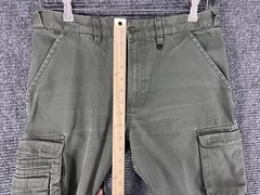 BOY SCOUTS Convertible Cargo Shorts Uniform Green Zip Off Youth Size 33 NO PANTS