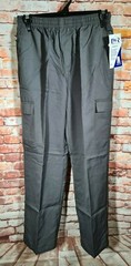 BNWT Boys Sz 14Y LW Reid Dark Grey Elastic Waist Cargo Side Pocket School Pants