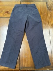 Boys Navy Blue School Uniform Pants Lot Sz 8 10 12 George Cat Jack Chinos 3P