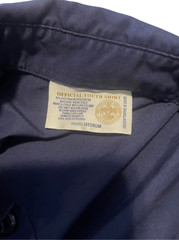 Boy Scouts of America Kids Navy Blue Official Uniform Shirt Size Medium