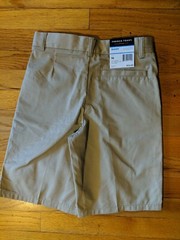 Boy’s FRENCH TOAST Khaki Flat Twill Uniform Shorts: Size 10 (SH9200G) Adj Wst