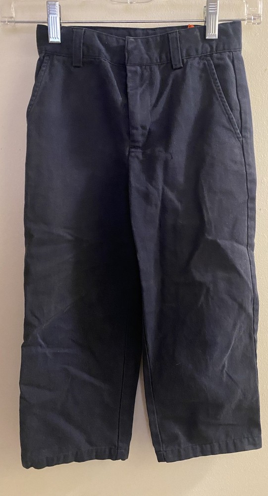 Lee Boy’s Navy Blue School Uniform Pants Size 6 Waist 22” Inseam 18” Straight