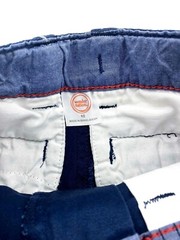 School Uniform Shorts Size 10 Boys Blue Adjustable Waist Stretch Pockets