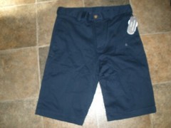 NEW Wonder Nation School Uniform Navy Blue Stretch Shorts sz 16 Adjustable (A1)