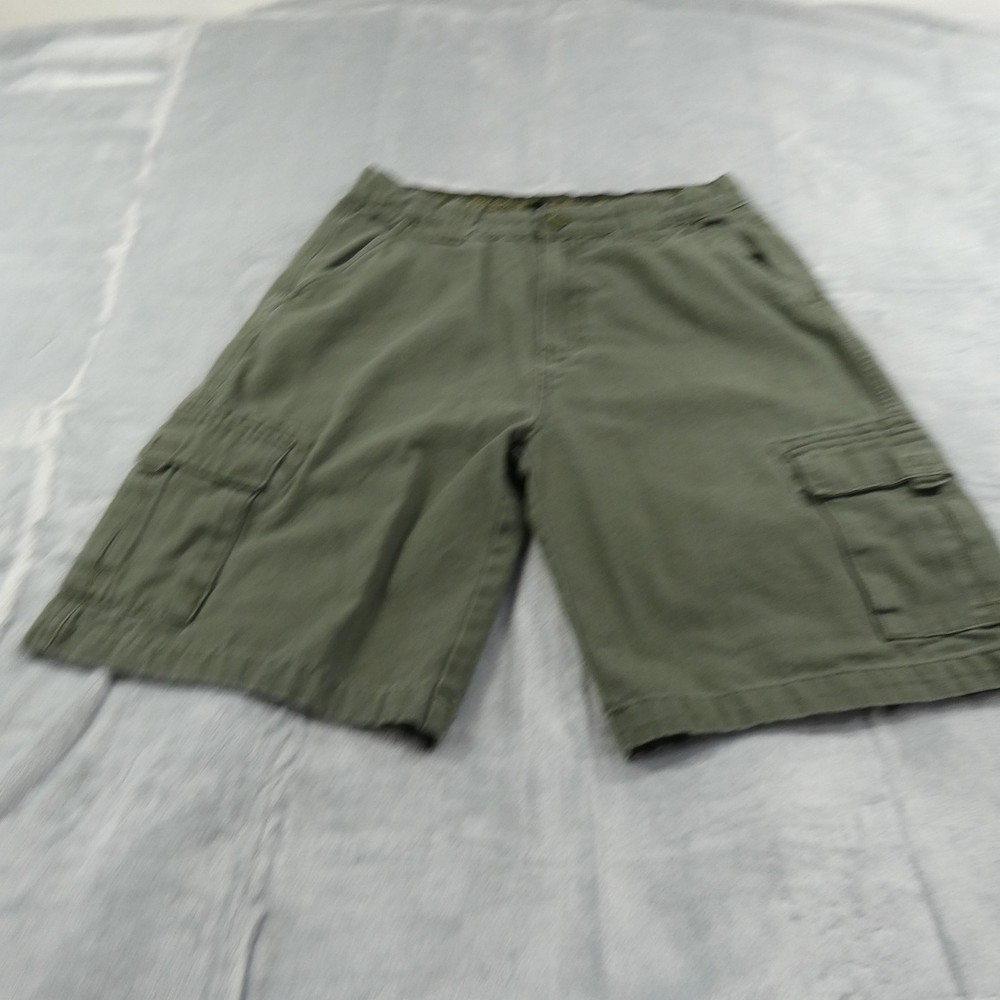 Boy Scouts Of America Uniform Shorts Boys 20 Green Canvas Cargo Pockets BSA
