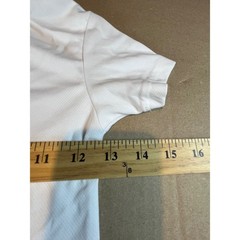 Nautica Boys School Uniform White Performance Polo Shirt Size M 5 N481685E NEW