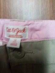 NWT Cat and Jack Size 14 School Uniform Khaki Shorts
