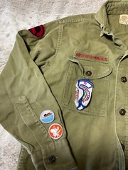 True Vintage Boy Scouts Denver Colorado Rare Patch Outdoor USA Uniform Shirt