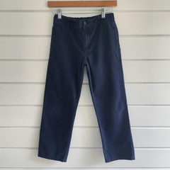The Children’s Place Boy’s Navy Flat Front Adjustable Waist Chino Pants Size 8H