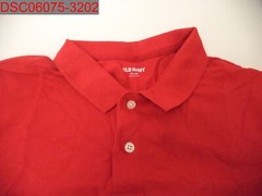 Old Navy Boys Red Tape School Uniform Pique Polo Shirt, XXL (18) 167181711092