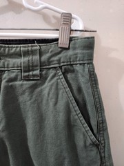 Boy Scout Shorts Boys 12 GRN Uniform Canvas Cargo Outdoor Uitility Adjust Waist